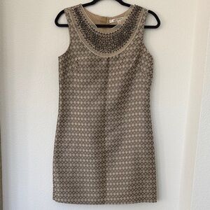 Max Studio Beaded Patterned Dress